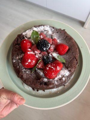 glutenvrije chocoladetaart